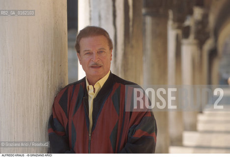 Caption: Nome: .KRAUS ALFREDO.Descrizione: .MUSICA CLASSICA CANTANTE LIRICO TENORE/A VENEZIA.Credit: ©Graziano Arici/Rosebud2 / Costo: .A.Nazione: .SPAGNA.Cittˆ: ..Data: .1996
