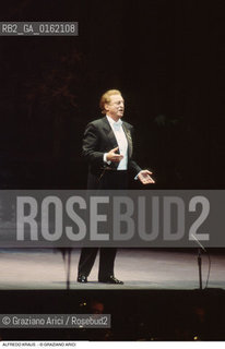 Caption: Nome: .KRAUS ALFREDO.Descrizione: .MUSICA CLASSICA CANTANTE LIRICO TENORE.Credit: ©Graziano Arici/Rosebud2 / Costo: .A.Nazione: .SPAGNA.Cittˆ: ..Data: .1996