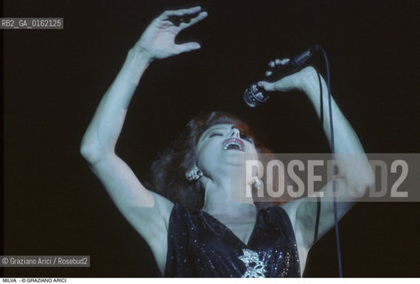 Caption: Nome: .MILVA.Descrizione: .alias MARIA ILVA BIOLCATI/MUSICA POP CANTANTE ATTRICE.Credit: ©Graziano Arici/Rosebud2 / Costo: .A.Nazione: .ITALIA.Cittˆ: ..Data: .1986