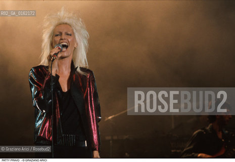 Caption: Nome: .PRAVO PATTY.Descrizione: .alias NICOLETTA STRAMBELLI/MUSICA POP CANTANTE.Credit: ©Graziano Arici/Rosebud2 / Costo: .A.Nazione: .ITALIA.Cittˆ: ..Data: .1988