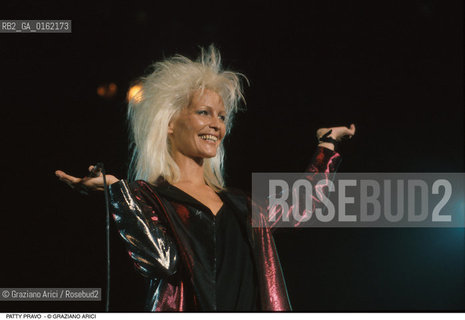 Caption: Nome: .PRAVO PATTY.Descrizione: .alias NICOLETTA STRAMBELLI/MUSICA POP CANTANTE.Credit: ©Graziano Arici/Rosebud2 / Costo: .A.Nazione: .ITALIA.Cittˆ: ..Data: .1988