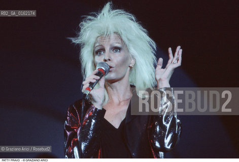 Caption: Nome: .PRAVO PATTY.Descrizione: .alias NICOLETTA STRAMBELLI/MUSICA POP CANTANTE.Credit: ©Graziano Arici/Rosebud2 / Costo: .A.Nazione: .ITALIA.Cittˆ: ..Data: .1988