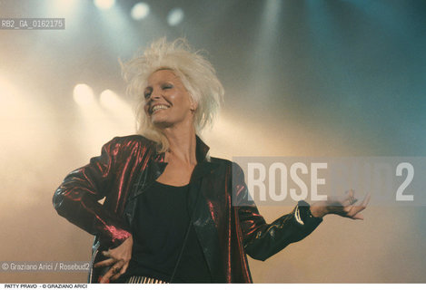 Caption: Nome: .PRAVO PATTY.Descrizione: .alias NICOLETTA STRAMBELLI/MUSICA POP CANTANTE.Credit: ©Graziano Arici/Rosebud2 / Costo: .A.Nazione: .ITALIA.Cittˆ: ..Data: .1988