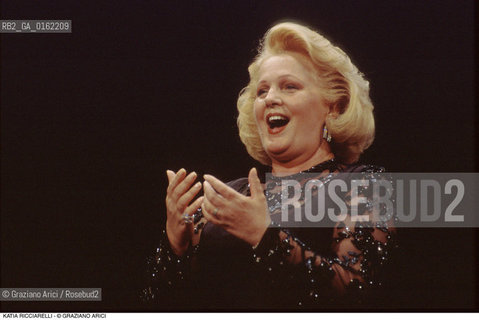 Caption: Nome: .RICCIARELLI KATIA.Descrizione: .MUSICA CLASSICA CANTANTE LIRICA.Credit: ©Graziano Arici/Rosebud2 / Costo: .A.Nazione: .ITALIA.Cittˆ: ..Data: .1996