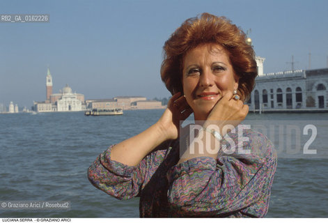 Caption: Nome: .SERRA LUCIANA.Descrizione: .MUSICA CLASSICA CANTANTE LIRICA SOPRANO/A VENEZIA.Credit: ©Graziano Arici/Rosebud2 / Costo: .A.Nazione: .ITALIA.Cittˆ: .VENEZIA.Data: .1993