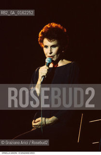 Caption: Nome: .VANONI ORNELLA.Descrizione: .MUSICA POP CANTANTE.Credit: ©Graziano Arici/Rosebud2 / Costo: .A.Nazione: .ITALIA.Cittˆ: ..Data: .1991