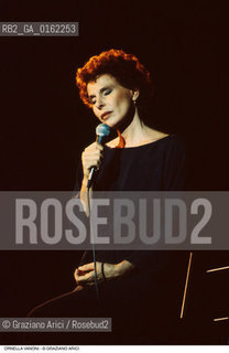 Caption: Nome: .VANONI ORNELLA.Descrizione: .MUSICA POP CANTANTE.Credit: ©Graziano Arici/Rosebud2 / Costo: .A.Nazione: .ITALIA.Cittˆ: ..Data: .1991