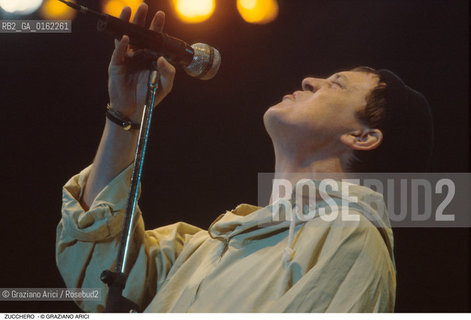 Caption: Nome: .ZUCCHERO .Descrizione: .alias ADELMO FORNACIARI/MUSICA ROCK POP RHYTHMN BLUES CANTAUTORE.Credit: ©Graziano Arici/Rosebud2 / Costo: .A.Nazione: .ITALIA.Cittˆ: ..Data: .1987