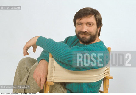 Caption: Caption: Nome: .BERTELLI GUALTIERO.Descrizione: .MUSICA FOLK CANTANTAUTORE.Credit: ©Graziano Arici/Rosebud2 / Costo: .A.Nazione: .ITALIA.Cittˆ: ..Data: .1995