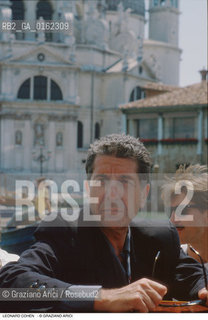 Caption: Nome: .COHEN LEONARD.Descrizione: .MUSICA POP CANTAUTORE CHITARRISTA/A VENEZIA.Credit: ©Graziano Arici/Rosebud2 / Costo: .A.Nazione: .CANADA.Cittˆ: .VENEZIA.Data: .1992