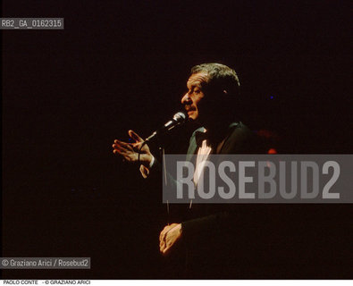 Caption: Nome: .CONTE PAOLO.Descrizione: .MUSICA POP JAZZ CANTAUTORE PIANISTA.Credit: ©Graziano Arici/Rosebud2 / Costo: .A.Nazione: .ITALIA.Cittˆ: ..Data: .1996