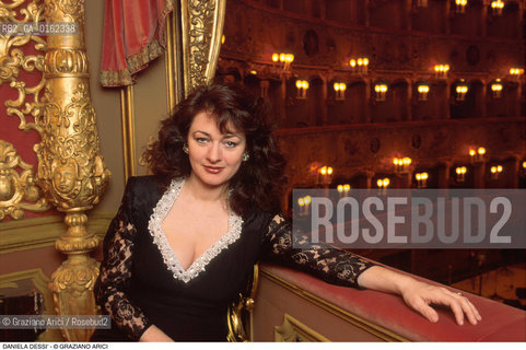 Caption: Nome: .DESSI DANIELA.Descrizione: .MUSICA CLASSICA CANTANTE LIRICA SOPRANO/NEL GRAN TEATRO LA FENICE  .Credit: ©Graziano Arici/Rosebud2 / Costo: .A.Nazione: .ITALIA.Cittˆ: ..Data: .1995