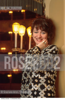 Caption: Nome: .DESSI DANIELA.Descrizione: .MUSICA CLASSICA CANTANTE LIRICA SOPRANO/NEL GRAN TEATRO LA FENICE  .Credit: ©Graziano Arici/Rosebud2 / Costo: .A.Nazione: .ITALIA.Cittˆ: ..Data: .1995