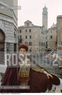 Caption: Nome: .DEVIA MARIELLA.Descrizione: .MUSICA CLASSICA CANTANTE LIRICA SOPRANO/A VENEZIA.Credit: ©Graziano Arici/Rosebud2 / Costo: .A.Nazione: .ITALIA.Cittˆ: .VENEZIA.Data: .1995