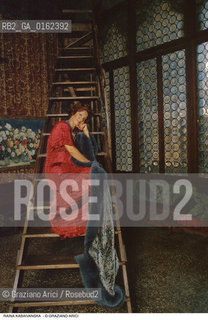 Caption: Nome: .KABAIVANSKA RAINA.Descrizione: .MUSICA CLASSICA CANTANTE LIRICA SOPRANO/ALLINTERNO DI PALAZZO FORTUNY.Credit: ©Graziano Arici/Rosebud2 / Costo: .A.Nazione: .BULGARIA/ITALIA.Cittˆ: ..Data: .1988