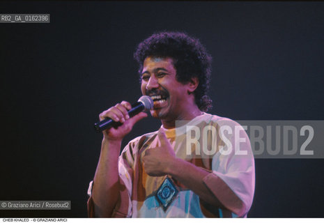 Caption: Nome: .KHALED CHEB.Descrizione: .MUSICA POP CANTANTE.Credit: ©Graziano Arici/Rosebud2 / Costo: .A.Nazione: .ALGERIA.Cittˆ: ..Data: .1996