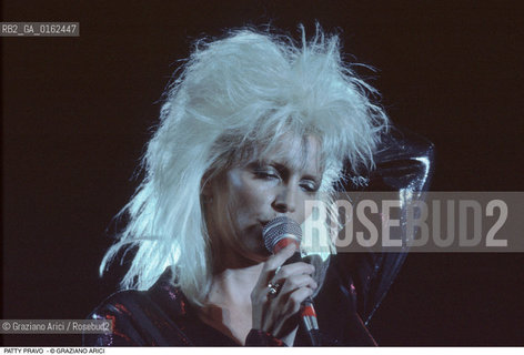 Caption: Nome: .PRAVO PATTY.Descrizione: .alias NICOLETTA STRAMBELLI/MUSICA POP CANTANTE.Credit: ©Graziano Arici/Rosebud2 / Costo: .A.Nazione: .ITALIA.Cittˆ: ..Data: .1988