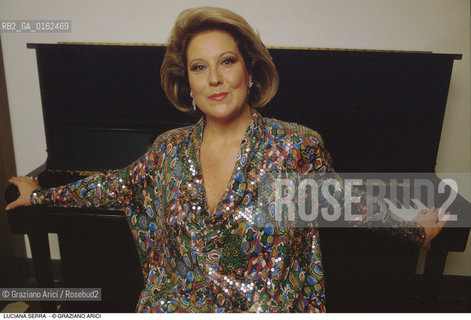 Caption: Nome: .SERRA LUCIANA.Descrizione: .MUSICA CLASSICA CANTANTE LIRICA SOPRANO/PIANOFORTE.Credit: ©Graziano Arici/Rosebud2 / Costo: .A.Nazione: .ITALIA.Cittˆ: ..Data: .1993