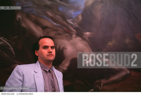 Nome: .GALLIANI OMAR.Descrizione: .ARTE PITTORE BIENNALE.Credit: ©Graziano Arici/Rosebud2 / Costo: .A.Nazione: .ITALIA.Cittˆ: .VENEZIA.Data: .1982.