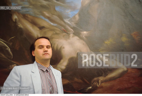 Caption: Nome: .GALLIANI OMAR.Descrizione: .ARTE PITTORE BIENNALE.Credit: ©Graziano Arici/Rosebud2 / Costo: .A.Nazione: .ITALIA.Cittˆ: ..Data: .1982