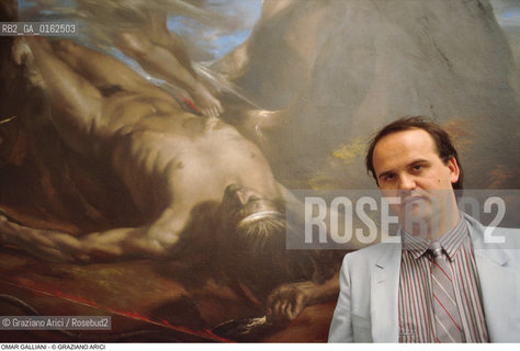 Caption: Nome: .GALLIANI OMAR.Descrizione: .ARTE PITTORE BIENNALE.Credit: ©Graziano Arici/Rosebud2 / Costo: .A.Nazione: .ITALIA.Cittˆ: ..Data: .1982