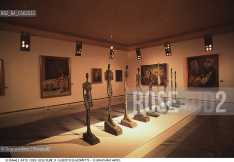 Localizzazione:.VENEZIA / S.MARCO.VENICE  / S.MARCO.Oggetto:.Soggetto:.XLVI ESPOSIZIONE INTERNAZIONALE DARTE LA BIENNALE DI VENEZIA / FEMME DE VENICE, 1956, OPERE DI ALBERTO GIACOMETTI ESPOSTE NELLA SEZIONE IDENTITA E ALTERITA, FIGURE DEL CORPO 1895-1995  A PALAZZO GRASSI.XLVI INTERNATIONAL ART EXHIBITION LA BIENNALE DI VENEZIA / FEMME DE VENICE, 1956, WORKS  BY ALBERTO GIACOMETTI EXIHBITED IN THE SECTION IDENTITA E ALTERITA, FIGURE DEL CORPO 1895-1995 AT PALAZZO GRASSI.Cronologia:.Definizione Culturale:.   Autore:.   Stile:.   Editori/Stampatori:.   Committenza:.Materia e Tecnica:.Collocazione:.Note:.BIENNALE ARTE.Riproduzione Fotografica:.©Graziano Arici/Rosebud2 Copyright: ©Graziano Arici/Rosebud2 /  .Data:.1995.Costo:.A.
