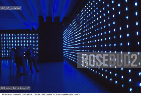 Nome:.REVIVE TIME , MIYAJIMA TATSUO.Descrizione:.XLVIII ESPOSIZIONE INTERNAZIONALE DARTE LA BIENNALE DI VENEZIA /  INSTALLAZIONE LUMINOSA , LED , DIGITALE / NUMERI / PADIGLIONE GIAPPONESE.XLVIII NTERNATIONAL ART EXHIBITION LA BIENNALE DI VENEZIA  /  BRIGHT INSTALLATION, LED, DIGITAL / NUMBERS / JAPANESE PAVILION.Credit:.Graziano Arici/Rosebud2/.Costo:.A.Nazione:.GIAPPONE.JAPAN.Cittˆ:.VENEZIA.VENICE.Data:.GIUGNO 1999