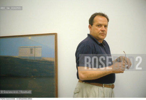 Caption: Nome: .GUCCIONE PIERO.Descrizione: .ARTE PITTORE.Credit: ©Graziano Arici/Rosebud2 / Costo: .A.Nazione: .ITALIA.Cittˆ: ..Data: .1988I