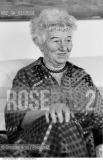 Nome:.GUGGENHEIM PEGGY.Descrizione: .ARTE COLLEZIONISTA / NELLA SUA CASA.Credit: ©Graziano Arici/Rosebud2 / Costo: .A.Nazione: .USA.Cittˆ: .VENEZIA.Data: .1979.