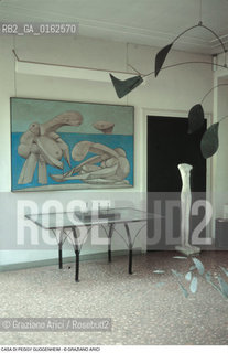 Caption: Nome:.GUGGENHEIM PEGGY.Descrizione: .ARTE COLLEZIONISTA / LA SUA CASA.Credit: ©Graziano Arici/Rosebud2 / Costo: .A.Nazione: .USA.Cittˆ: .VENEZIA.Data: .1979