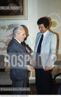 Caption: Nome: .GUIDI VIRGILIO.Descrizione: .ARTE PITTORE / CON MARIO RIGO.Credit: ©Graziano Arici/Rosebud2 / Costo: .A.Nazione: .ITALIA.Cittˆ: ..Data: .1978