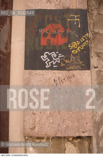 Caption: Nome: .HARING KEITH.Descrizione: .GRAFFITI .Credit: ©Graziano Arici/Rosebud2 / Costo: .A.Nazione: .USA.Cittˆ: .NEW YORK.Data: .