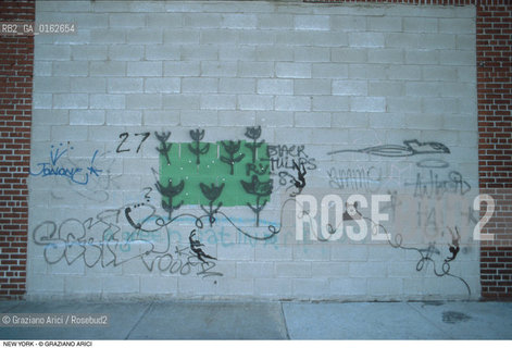 Caption: Nome: .HARING KEITH.Descrizione: .GRAFFITI .Credit: ©Graziano Arici/Rosebud2 / Costo: .A.Nazione: .USA.Cittˆ: .NEW YORK.Data: .