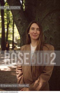 Caption: Nome: .HOLZER JENNY.Descrizione: .ARTE BIENNALE.Credit: ©Graziano Arici/Rosebud2 / Costo: .A.Nazione: .USA.Cittˆ: ..Data: .1990