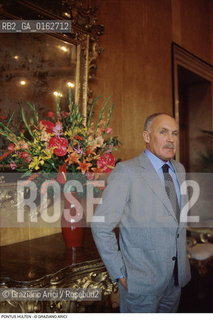 Caption: Nome: .HULTEN PONTUS.Descrizione: .ARTE DIRETTORE MUSEO CRITICO.Credit: ©Graziano Arici/Rosebud2 / Costo: .A.Nazione: .FRANCIA.Cittˆ: ..Data: .1988