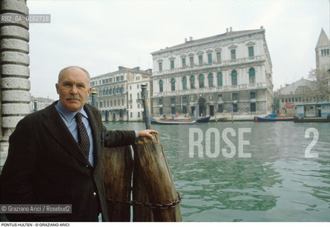 Caption: Nome: .HULTEN PONTUS.Descrizione: .ARTE DIRETTORE MUSEO CRITICO PALAZZO GRASSI VENEZIA.Credit: ©Graziano Arici/Rosebud2 / Costo: .A.Nazione: .FRANCIA.Cittˆ: ..Data: .1988