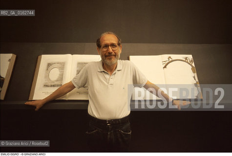 Caption: Nome: .ISGRO EMILIO.Descrizione: .ARTE LIBRO.Credit: ©Graziano Arici/Rosebud2 / Costo: .A.Nazione: .ITALIA.Cittˆ: ..Data: .1993