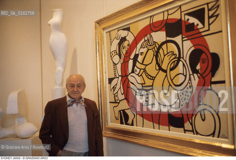 Caption: Nome: .JANIS SYDNEY.Descrizione: .ARTE GALLERISTA / QUADRO LEGER.Credit: ©Graziano Arici/Rosebud2 / Costo: .A.Nazione: .USA.Cittˆ: ..Data: .1981