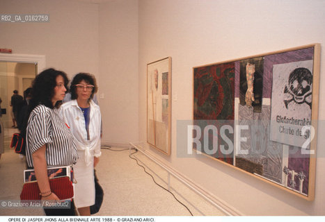 Localizzazione:.VENEZIA / CASTELLO.VENICE  / CASTELLO.Oggetto:.Soggetto:.XLIII ESPOSIZIONE INTERNAZIONALE DARTE LA BIENNALE DI VENEZIA / OPERE DI JASPER JOHN AL PADIGLIONE USA.XLIII INTERNATIONAL ART EXHIBITION LA BIENNALE DI VENEZIA  / WORKS BY JASPER JOHNS IN USA PAVILION.Cronologia:.Definizione Culturale:.   Autore:.   Stile:.   Editori/Stampatori:.   Committenza:.Materia e Tecnica:.Collocazione:.Note:.BIENNALE ARTE.Riproduzione Fotografica:.©Graziano Arici/Rosebud2 Copyright: ©Graziano Arici/Rosebud2 /  .Data:.1988.Costo:.A.