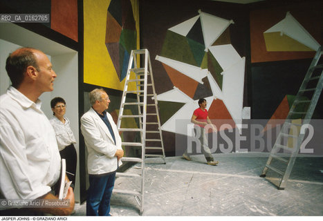 Caption: Nome: .JOHNS JASPER.Descrizione: .ARTE BIENNALE POP ART.Credit: ©Graziano Arici/Rosebud2 / Costo: .A.Nazione: .USA.Cittˆ: ..Data: .1988