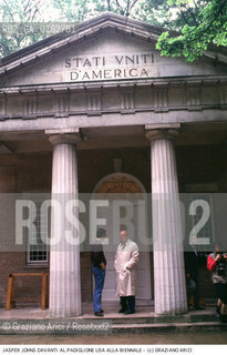 Nome: .JOHNS JASPER.Descrizione: .ARTE BIENNALE POP ART.Credit: ©Graziano Arici/Rosebud2 / Costo: .A.Nazione: .USA.Cittˆ: .VENEZIA.Data: .1988.