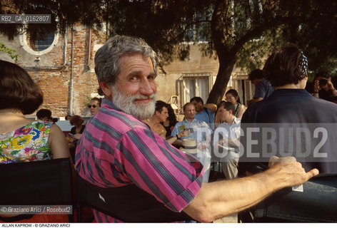 Caption: Nome: .KAPROW ALLAN.Descrizione: .ARTE BIENNALE FLUXUS VENEZIA.Credit: ©Graziano Arici/Rosebud2 / Costo: .A.Nazione: .USA.Cittˆ: ..Data: .1993
