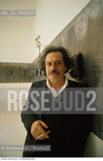 Caption: Nome: .KOUNELLIS JANNIS.Descrizione: .ARTE POVERA / FUMA SIGARETTA.Credit: ©Graziano Arici/Rosebud2 / Costo: .A.Nazione: .ITALIA/GRECIA.Cittˆ: ..Data: .1993