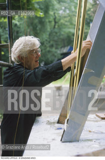 Caption: Nome: .LIPPOLD RICHARD.Descrizione: .ARTE SCULTORE.Credit: ©Graziano Arici/Rosebud2 / Costo: .A.Nazione: ..Cittˆ: ..Data: .1988