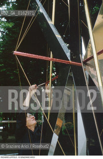 Caption: Nome: .LIPPOLD RICHARD.Descrizione: .ARTE SCULTORE.Credit: ©Graziano Arici/Rosebud2 / Costo: .A.Nazione: ..Cittˆ: ..Data: .1988