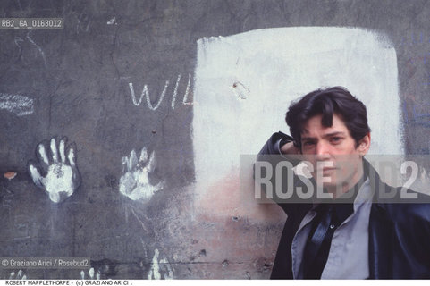 Nome: .MAPPLETHORPE  ROBERT.Descrizione: .ARTE FOTOGRAFO.Credit: ©Graziano Arici/Rosebud2 / Costo: .A.Nazione: .USA.Cittˆ: .VENEZIA.Data: .1984.
