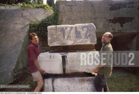 Caption: Nome: .McCARTHY PAUL.Descrizione: .ARTE BIENNALE / CON CHARLES RAY .Credit: ©Graziano Arici/Rosebud2 / Costo: .A.Nazione: .USA.Cittˆ: ..Data: .1993