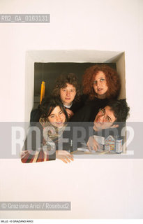 Caption: Nome: .GRUPPO MILLE (SALERNO MICHELA / TUSINI LUIGINA / PRETTO TIZIANA / JACCHINI ROBERTA).Descrizione: .ARTE ARTISTE DI STRADA.Credit: ©Graziano Arici/Rosebud2 / Costo: .A.Nazione: .ITALIA.Cittˆ: . .Data:.2000.