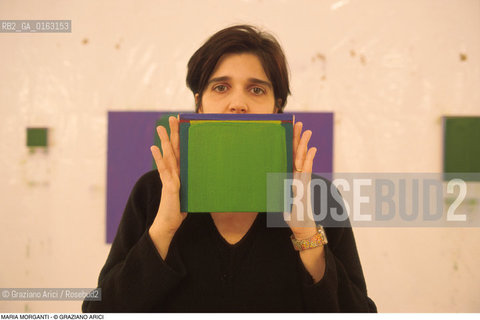 Caption: Nome: .MORGANTI MARIA .Descrizione: .ARTE PITTRICE.Credit: ©Graziano Arici/Rosebud2 / Costo: .A.Nazione: .ITALIA.Cittˆ: . .Data:.2000.