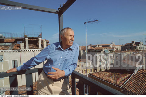 Caption: Nome: .MUSIC ZORAN.Descrizione: .ARTE PITTORE STUDIO / A VENEZIA .Credit: ©Graziano Arici/Rosebud2 / Costo: .A.Nazione: .ITALIA.Cittˆ: ..Data: .1995